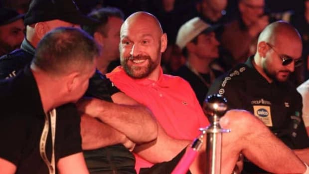 Maybe his legs are older, George Groves wonders about Tyson Fury's dominance. MARK ROBINSON/MATCHROOM BOXING. 